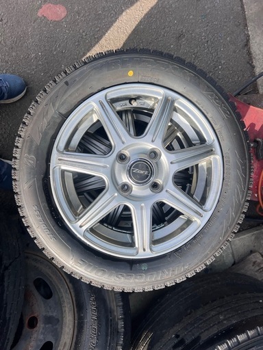 155/65R14 スタッドレスタイヤ　新品　2023年製　アルミホイール　4本セット