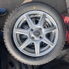 155/65R14 スタッドレスタイヤ 新品 2023年製 アルミホイール 4本セット