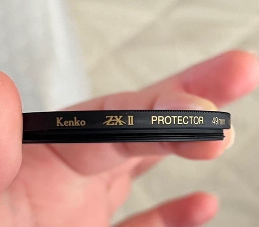 【美品】kenko カメラレンズ用プロテクター　49mm