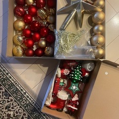 お得　コストコ　クリスマスツリー　の　オーナメント　合計45個　...