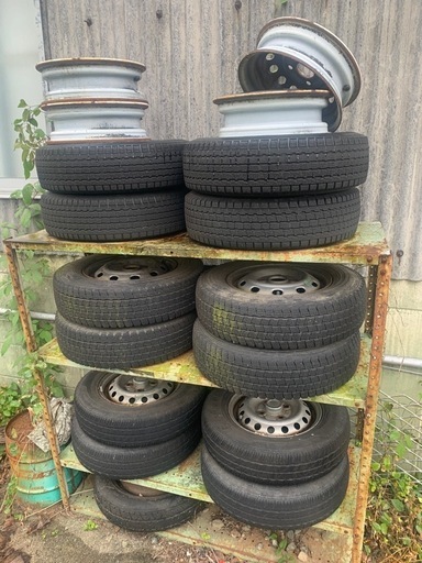 鉄のホイール　145-80Ｒ12 軽バン用　無料の場合あり
