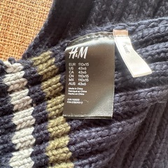 H&M マフラー　ニット帽　セットの画像