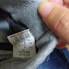女児　100サイズ　デニムズボン　2本セット　の画像