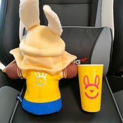 【タグ付き】FF14 レポリットぬいぐるみパペット＆スーベニアカップセットの画像