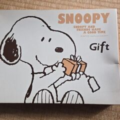 スヌーピータオルギフトセット2個セットの画像