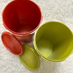 タッパーウェア　TUPPERWARE 保存容器　味噌作り　パスタ入れ　お菓子入れの画像