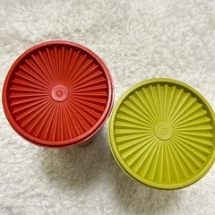 タッパーウェア　TUPPERWARE 保存容器　味噌作り　パスタ入れ　お菓子入れの画像