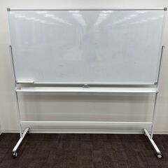 【中古：12/1掲載終了予定】片面ホワイトボード（高さ180cm, 横190cm, 幅56cm）：2台あり（1台からでもお譲り可能）※両面タイプもありますの画像