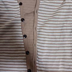 nano・universe(ナノ・ユニバース)カーディガン、ベージュの画像