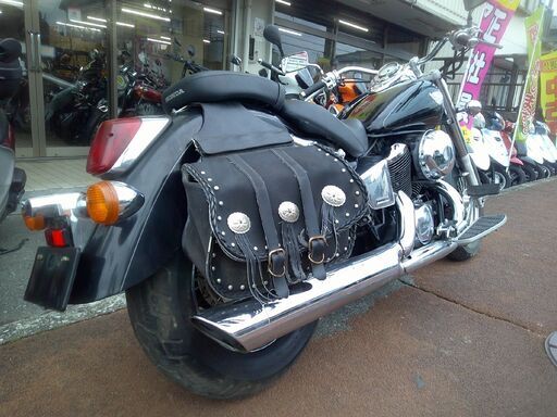 NO.5224　ホンダ　シャドウ４００　水冷４サイクルＶツインエンジン　ブラック　