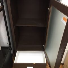 【リサイクルショップどりーむ鹿大前店】No.11418　収納棚　ガラス扉　引き出し付きの画像