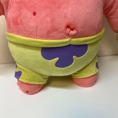 ☆新品タグ付き☆ スポンジボブ　パトリック 大きめ　ぬいぐるみの画像