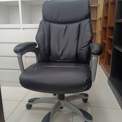 ★ジモティ割あり★ NITORI チェア ブラック H112×D56×W70 クリーニング済み HJ5081
