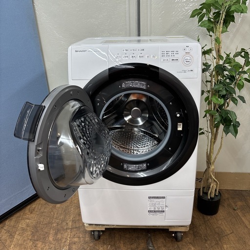 I367 ? ジモティー限定価格！ 2022年製♪ SHARP ドラム式洗濯乾燥機 （洗濯：7.0㎏ 乾燥：3.5㎏） ⭐ 動作確認済