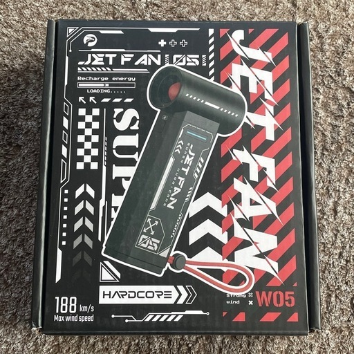 電動エアダスター ターボジェットファン 超強力 55m/s Type-C充電