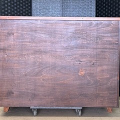 ヴィンテージチェストキャビネット（オリジナル品/無垢材/10収納）の画像