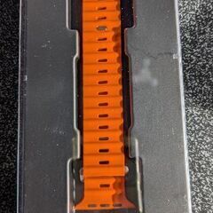 【新品】HITZEE スマートウォッチ用バンド オレンジグレー