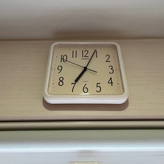 カシオ　掛け時計　完動品の画像