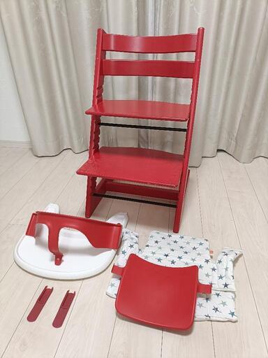 【STOKKE】ベビーチェアセット(説明書有り)