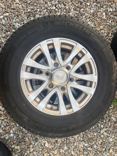 215/70 R15C アルミ付きノーマルタイヤ4本　アルミホイール(タイヤ付き)買取