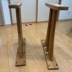 　ニトリ　テーブル脚のみ　天板なしの画像