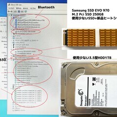 快速・i5-8400・SSD250-HDD1TB/16GB/Blue+Wifi/Win10pro/DELL中古の画像