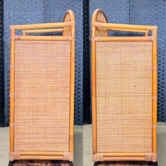 籐ラタンチェスト（ラタン家具/4段5収納）の画像