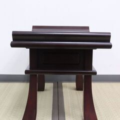 【ヤ取終了4/12】≪C302ジ-イ20新≫【在庫品】経台/経机 引き出し付 幅約55cm 供物台/お供え台/仏前机 寺院 法要/法事 仏教/仏壇/仏具/仏教道具/仏教美術の画像