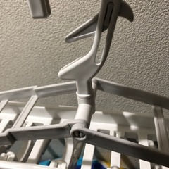 8連ワンタッチ式ハンガーホワイトの画像