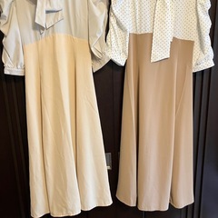 新品タグ付き上品ワンピSとM❤️双子コーデも✨の画像