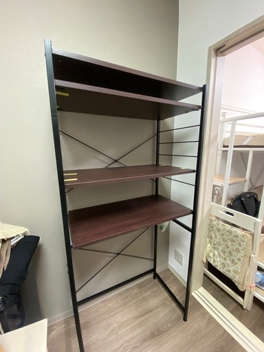 ブラウンキッチンラック　説明書付き！