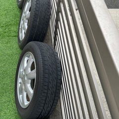 アルミホイール＋夏タイヤ（タント装着）の画像