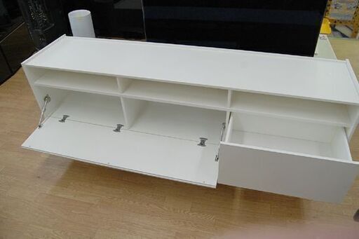 IKEA テレビボード RAMSATRA 幅175×奥42×高61.5cm ホワイト テレビ台 AVボード TVボード TV台 イケア