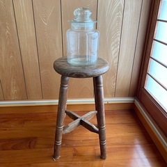 レトロ ガラスジャー【小】の画像