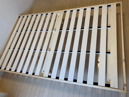 【美品】スノコベッド セミダブル マットレス付