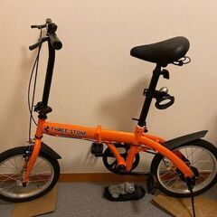 【美品】16インチ折りたたみ自転車　折りたたみ収納バック、ワイヤ...