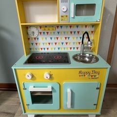 木製ハッピーデーわくわく IHキッチンの画像