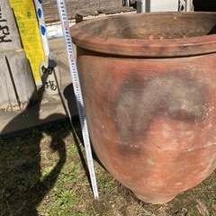 古い大水瓶 メダカ鉢 金魚鉢 水蓮鉢 の画像
