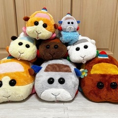 ほぼ未使用 モルカー8点セット ぬいぐるみ＆マフラー クレーンゲ...