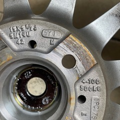 15インチ スタッドレスアルミセット 美品 ！
の画像