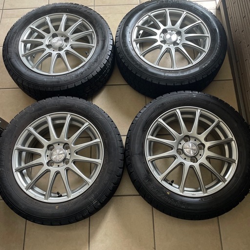 15インチ スタッドレスアルミセット 美品 ！