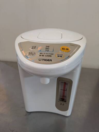 TIGER　電気ポット　PDR-G220 2.2リットル　2023年製　リサイクル品