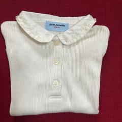 ポンポネット【良品良質】女の子100 カットソー　ブラウスの画像