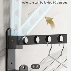 折りたたみ式5連ハンガー　洗濯の画像