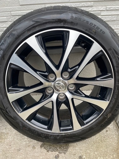 エスティマ18インチ夏タイヤ純正ホイール