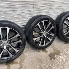 エスティマ18インチ夏タイヤ純正ホイールの画像
