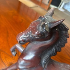 馬　置物　骨董品　アンティークの画像