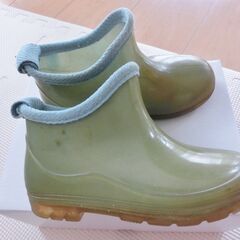 ０円　長靴　16cm　水色　ショートタイプの画像