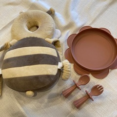 スリーコインズ　赤ちゃん 離乳食　食器 スプーン　プレート　フォ...