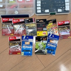 釣り　アジング　ワーム　ジグヘッド　セットの画像